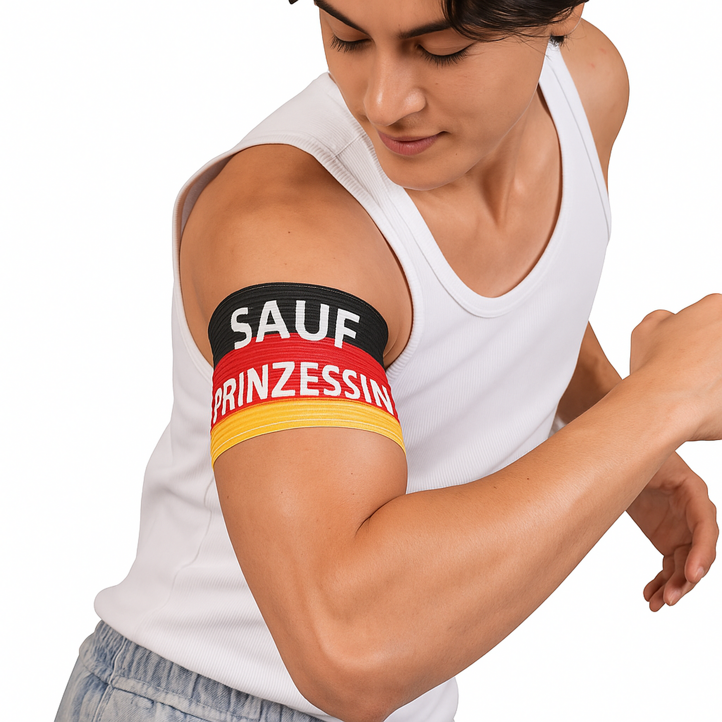 Armbinde DEU "SAUF PRINZESSIN"