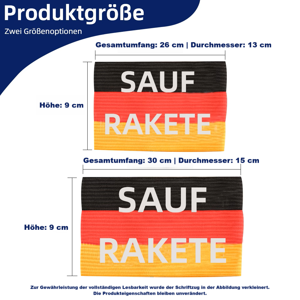 Armbinde DEU "SAUF RAKETE"