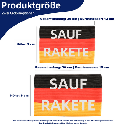 Armbinde DEU "SAUF RAKETE"