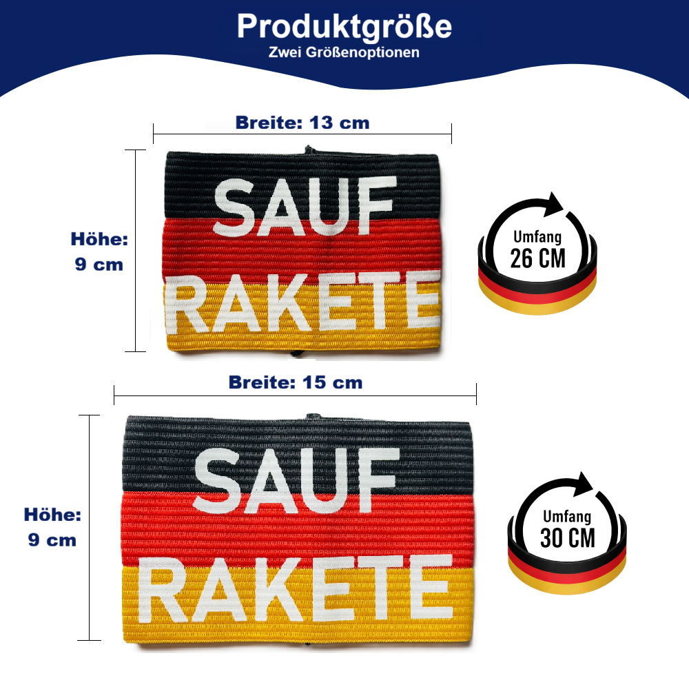 Armbinde DEU "SAUF RAKETE"
