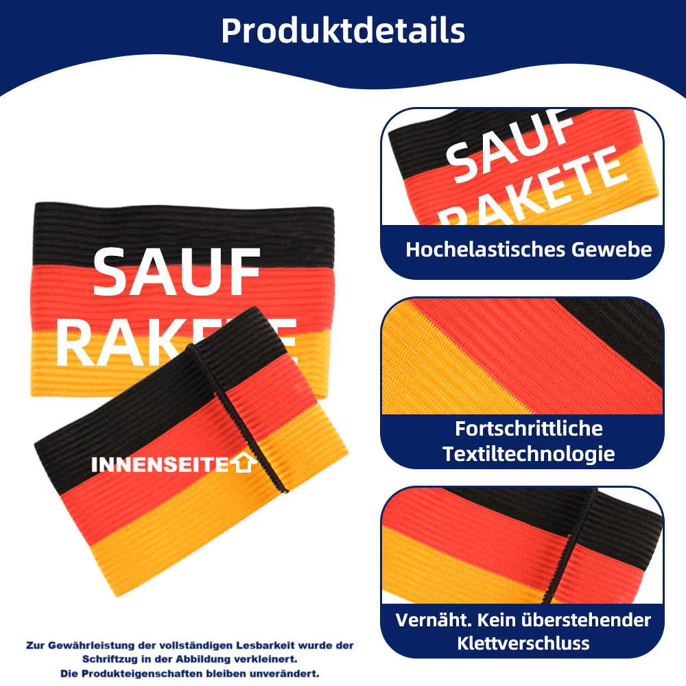 Armbinde DEU "SAUF RAKETE"